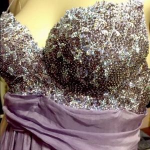 Claudio Milano 💯% authentic silk Swarovski dress